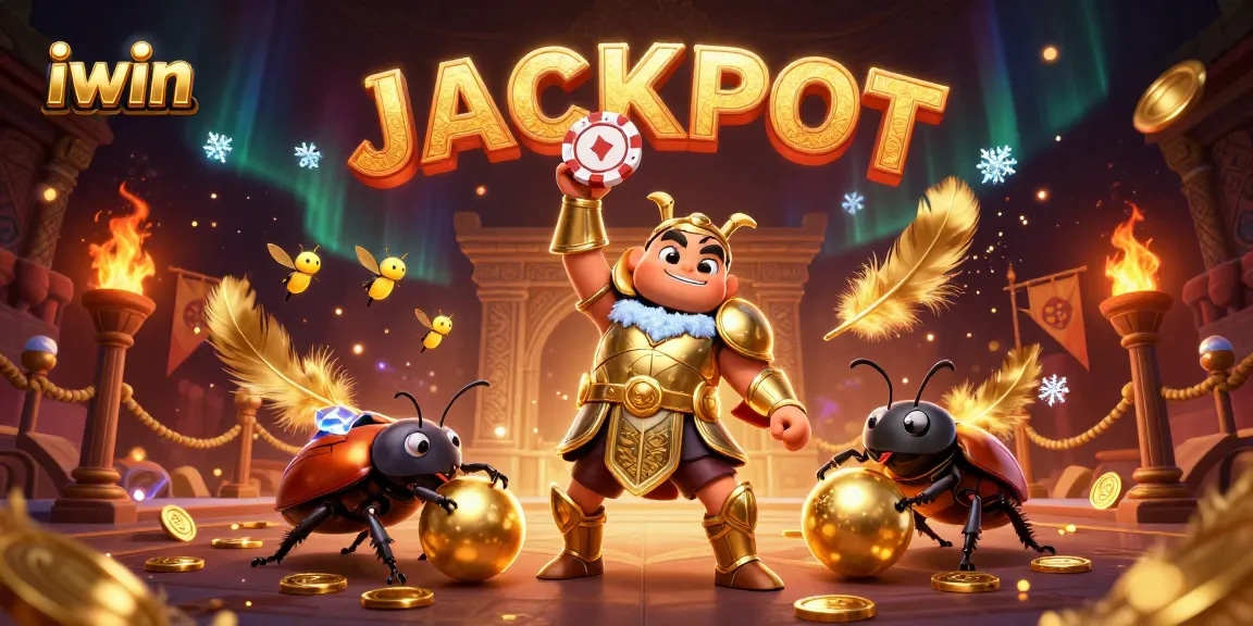 iwin champions celebrate a glorious jackpot victory in a dazzling casino scene
