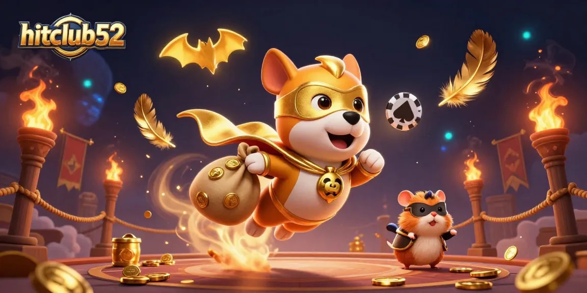Explore exciting gameplay action at hitclub52 with a colorful 3D cartoon scene featuring vibrant characters and elements.