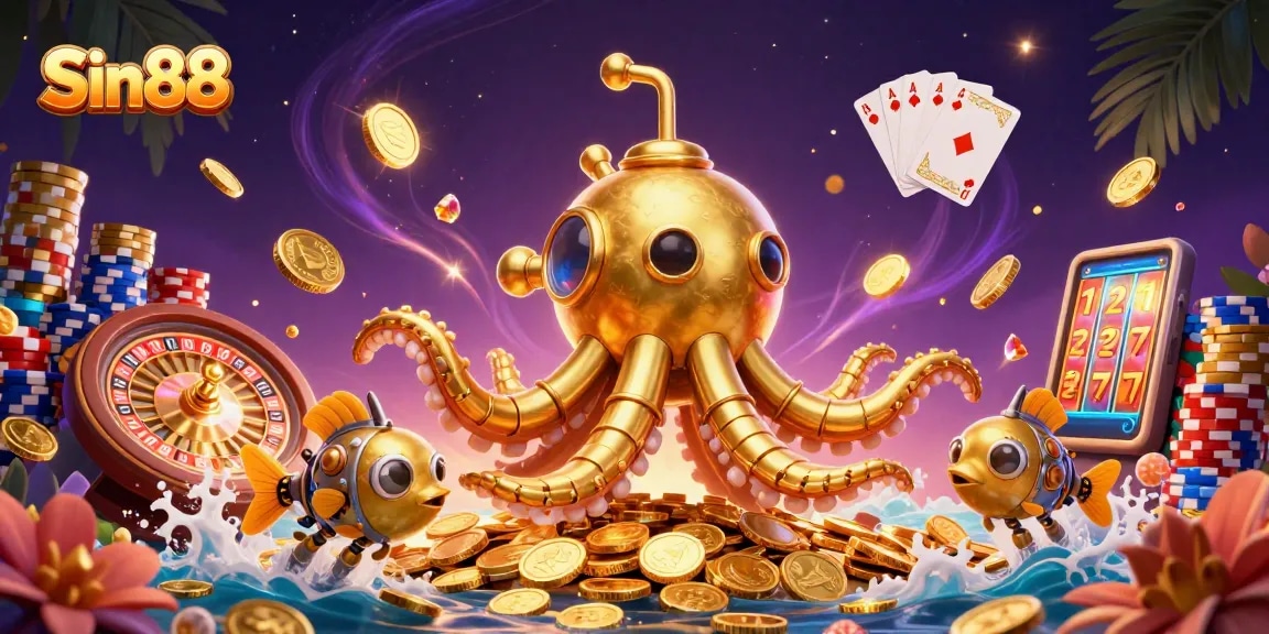 Experience thrilling wins with Sin88's vibrant casino adventures featuring epic games and golden treasures!