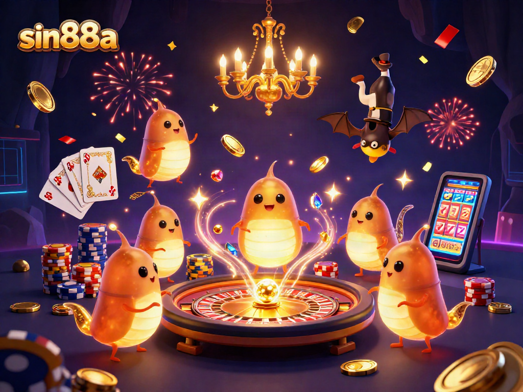 Experience massive wins with sin88a in this vibrant cave casino scene