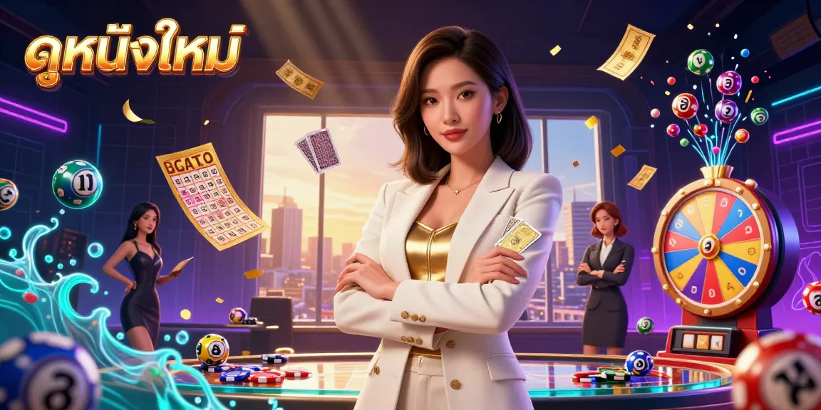 Engage in thrilling ดูหนังใหม่ experiences with vibrant lottery animations and powerful casino symbolism.