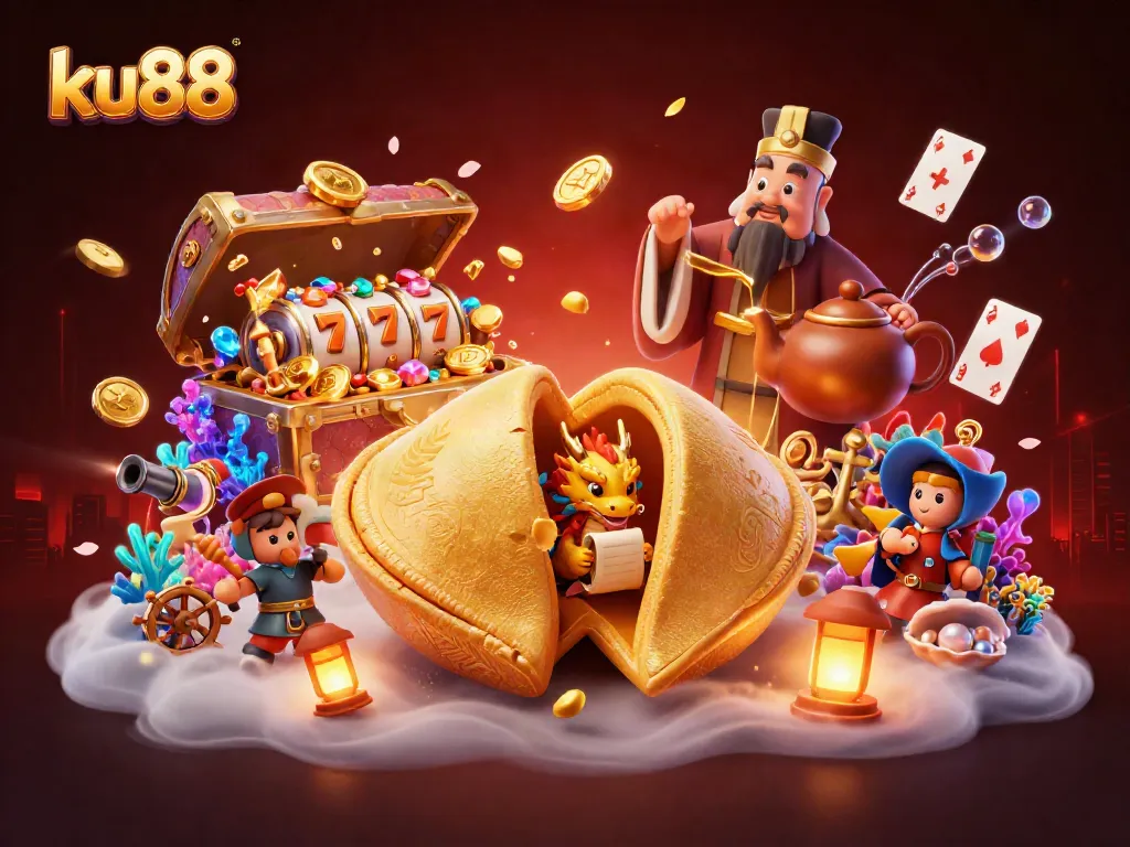 Join the thrills of ku88 with enchanting visuals of casino elements and adventure