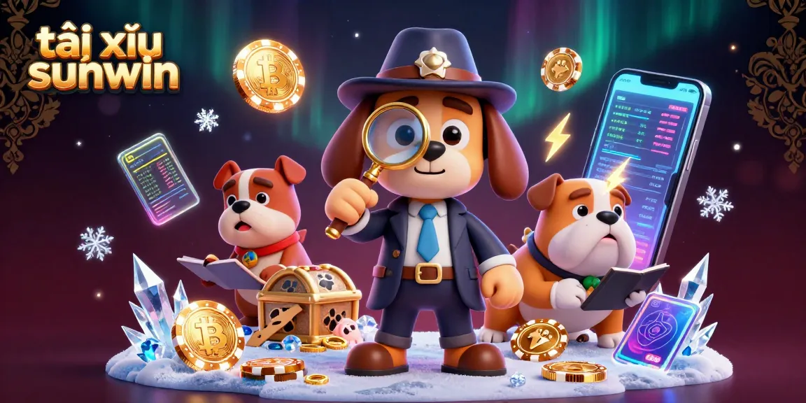 Engage with tài xỉu sunwin as a detective and companion find golden poker clues amid crypto-themed elements.